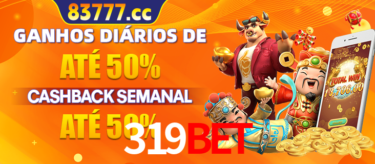 Anúncio de um membro ganhador do cassino 319bet que ganhou R$2.193.486,00 jogando o slot PG Fortune Tiger, com os mascotes do jogo comemorando o prêmio.